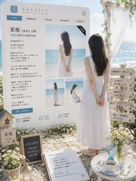 茉桜（まお）｜そらいろ～市川プライベートエステ～【千葉】船橋・西船橋メンズエステ
