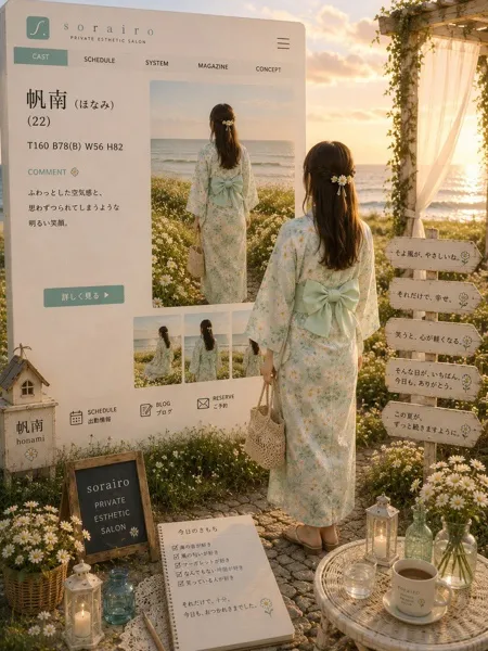 帆南（ほなみ）｜そらいろ～市川プライベートエステ～【千葉】船橋・西船橋メンズエステ