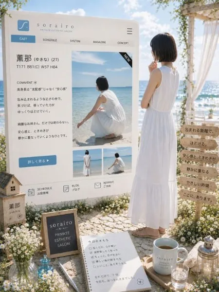 薫那（ゆきな）｜そらいろ～市川プライベートエステ～【千葉】船橋・西船橋メンズエステ