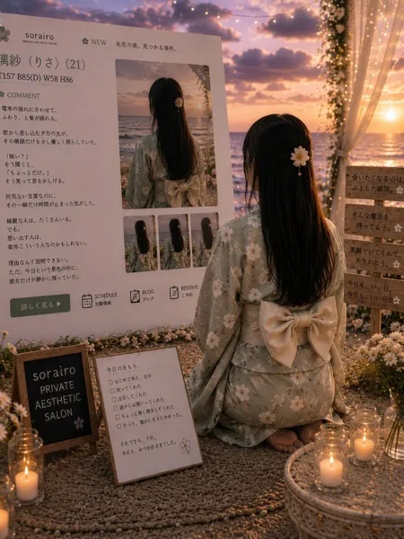 璃紗（りさ）｜そらいろ～市川プライベートエステ～【千葉】船橋・西船橋メンズエステ